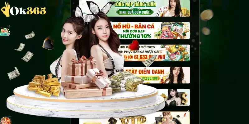 Điểu kiện nhận khuyến mãi OK365