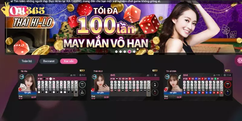 Giới thiệu game Xúc Xắc OK365