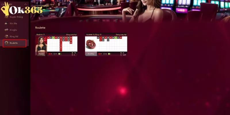 Giới thiệu Roulette OK365