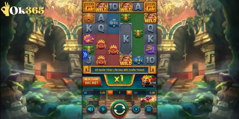 Hướng dẫn quay hũ Kho Báu Aztec trúng lớn