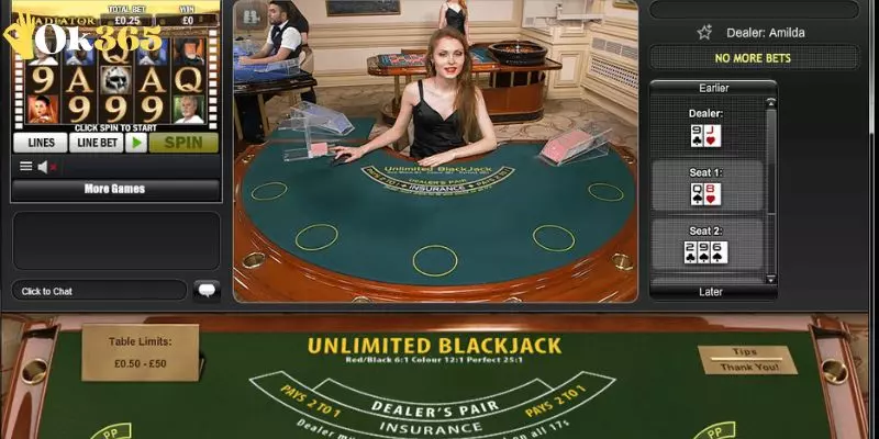 Thông tin về Blackjack OK365