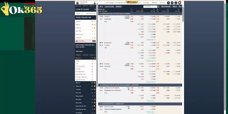 Ưu điểm của sảnh CMD SPORTS OK365 