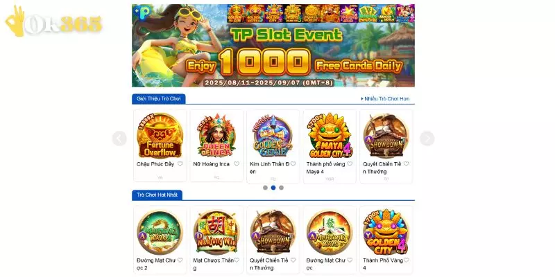 Các game nổ hũ hot tại đây