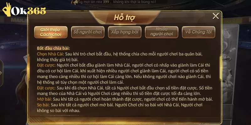 Luật chơi bài cào chi tiết