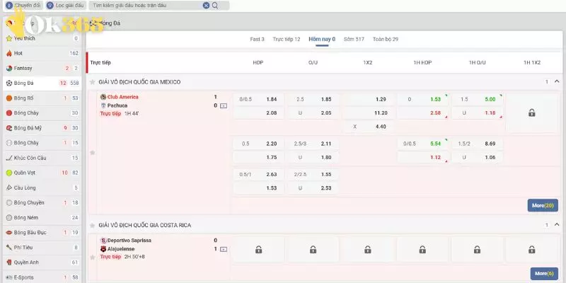 Ưu điểm của sảnh UG tại OK365